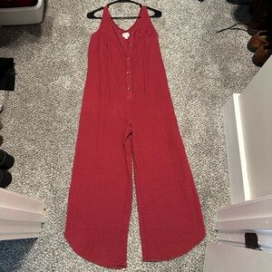 Small, Isabel by Ingrid Isabel gauze maternity jumpsuit